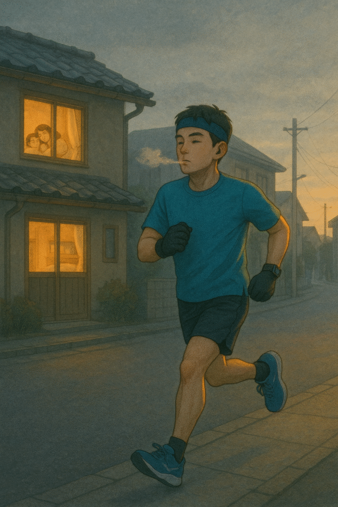 1.早朝ランニング(家族が寝ている間にこっそり)